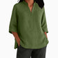 Women's Linen-Cotton Short-Sleeve T-Shirts