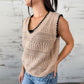 Women's Pullover Hollow-out Knitted Swimsuit Cover-up