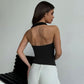 Fashion Spicy Girl Lace-up Vest For Inner Wear Or Outerwear, Beautiful Back Women's Top